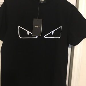 Fendi 19ss Black 3M Tee